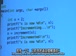 哈佛公开课中出现产生代码的视频截图